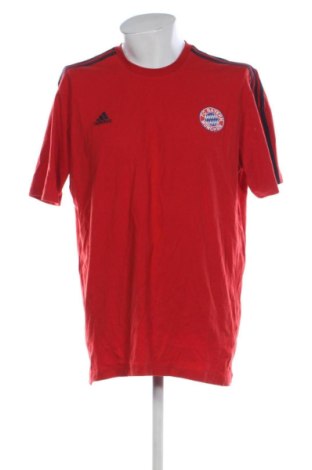 Męski T-shirt Adidas, Rozmiar XL, Kolor Czerwony, Cena 75,99 zł