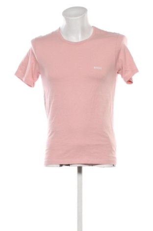 Męski T-shirt BOSS, Rozmiar M, Kolor Różowy, Cena 166,99 zł