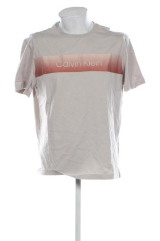 Męski T-shirt Calvin Klein, Rozmiar XL, Kolor Szary, Cena 220,99 zł