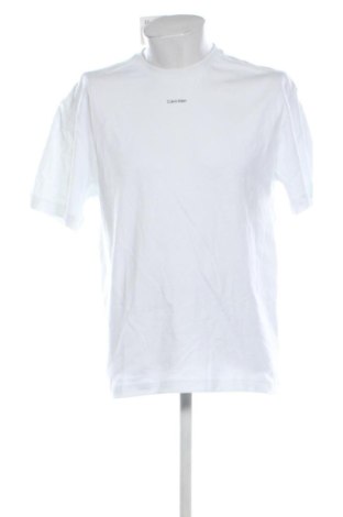 Herren Shirt Calvin Klein, Größe L, Farbe Weiß, Preis 54,99 €