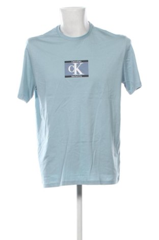 Ανδρικό t-shirt Calvin Klein, Μέγεθος L, Χρώμα Μπλέ, Τιμή 40,84 €