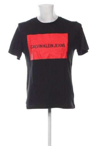 Tricou de bărbați Calvin Klein Jeans, Mărime M, Culoare Negru, Preț 90,67 Lei