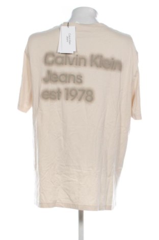 Herren Shirt Calvin Klein Jeans, Größe XL, Farbe Beige, Preis 54,99 €