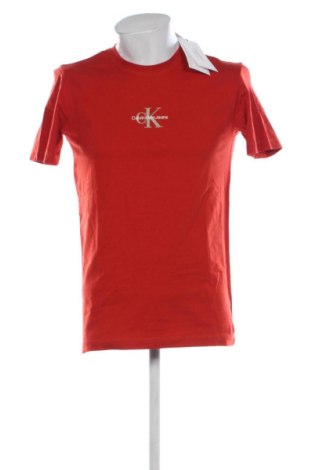 Pánské tričko  Calvin Klein Jeans, Velikost S, Barva Červená, Cena  1 019,00 Kč, #135845902