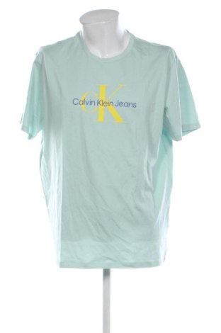 Męski T-shirt Calvin Klein Jeans, Rozmiar XL, Kolor Niebieski, Cena 180,99 zł