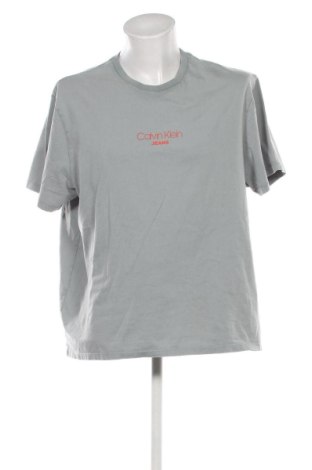 Męski T-shirt Calvin Klein Jeans, Rozmiar XL, Kolor Szary, Cena 220,99 zł
