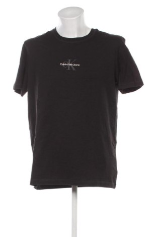 Męski T-shirt Calvin Klein Jeans, Rozmiar XL, Kolor Czarny, Cena 180,99 zł