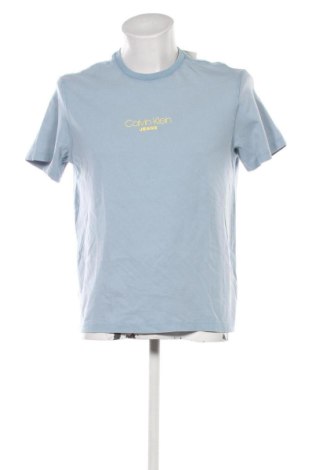 Męski T-shirt Calvin Klein Jeans, Rozmiar S, Kolor Niebieski, Cena 212,99 zł