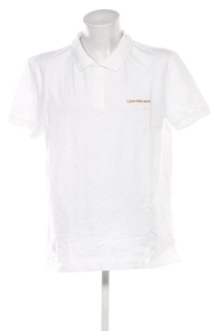 Męski T-shirt Calvin Klein Jeans, Rozmiar 3XL, Kolor Biały, Cena 342,99 zł