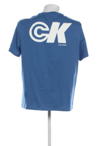 Męski T-shirt Calvin Klein Jeans, Rozmiar M, Kolor Niebieski, Cena 149,99 zł