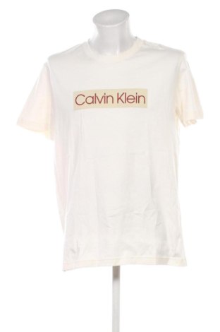 Мъжка тениска Calvin Klein Jeans, Размер XL, Цвят Екрю, Цена 42,43 €