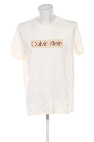 Herren Shirt Calvin Klein Jeans, Größe XL, Farbe Ecru, Preis 44,99 €