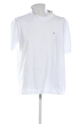 Herren T-Shirt Calvin Klein Jeans, Größe L, Farbe Weiß, Preis € 37,99
