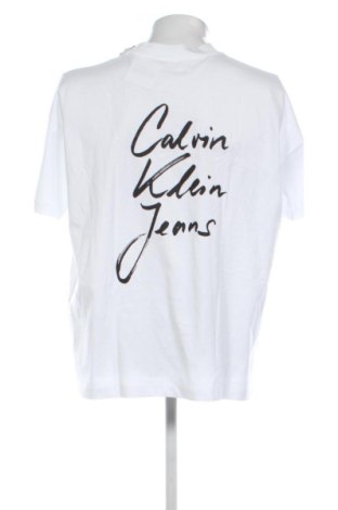 Herren T-Shirt Calvin Klein Jeans, Größe L, Farbe Weiß, Preis € 37,99