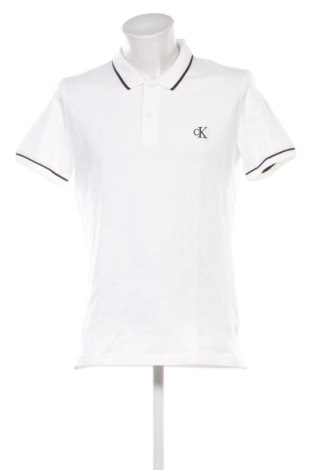 Herren T-Shirt Calvin Klein Jeans, Größe XL, Farbe Weiß, Preis € 35,99