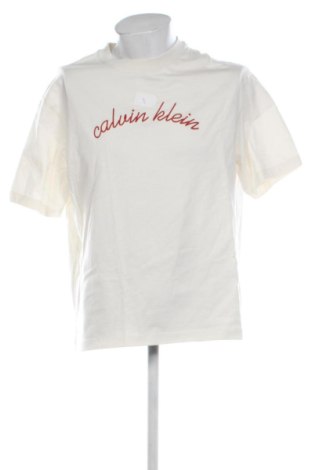 Мъжка тениска Calvin Klein Jeans, Размер M, Цвят Екрю, Цена 48,57 €