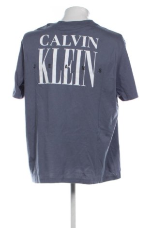 Męski T-shirt Calvin Klein Jeans, Rozmiar XXL, Kolor Niebieski, Cena 169,99 zł
