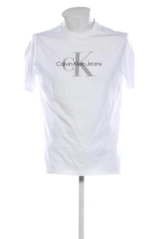 Herren Shirt Calvin Klein Jeans, Größe M, Farbe Weiß, Preis 44,99 €