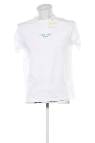 Herren Shirt Calvin Klein Jeans, Größe S, Farbe Weiß, Preis 54,99 €