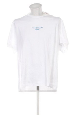 Мъжка тениска Calvin Klein Jeans, Размер XXL, Цвят Бял, Цена 16,87 €