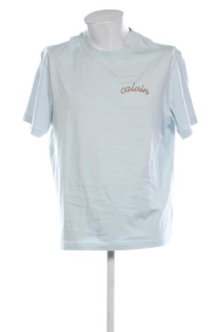 Pánské tričko  Calvin Klein Jeans, Velikost L, Barva Modrá, Cena  1 449,00 Kč