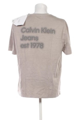 Męski T-shirt Calvin Klein Jeans, Rozmiar M, Kolor Szary, Cena 220,99 zł