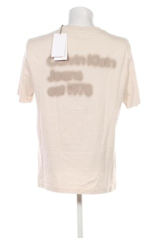 Herren Shirt Calvin Klein Jeans, Größe S, Farbe Beige, Preis 55,99 €