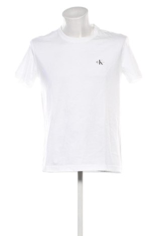 Męski T-shirt Calvin Klein Jeans, Rozmiar M, Kolor Biały, Cena 240,99 zł