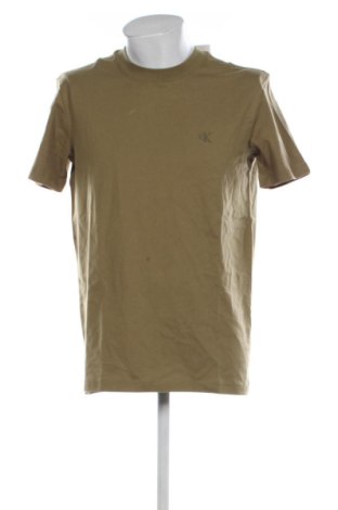 Мъжка тениска Calvin Klein Jeans, Размер L, Цвят Зелен, Цена 34,76 €