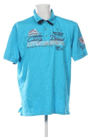 Pánské tričko  Camp David, Velikost 5XL, Barva Modrá, Cena  739,00 Kč