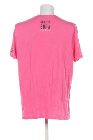 Ανδρικό t-shirt Camp David, Μέγεθος XXL, Χρώμα Ρόζ , Τιμή 16,99 €
