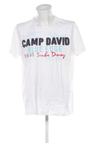 Pánske tričko  Camp David, Veľkosť XXL, Farba Biela, Cena  16,95 €
