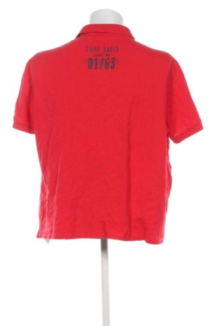Tricou de bărbați Camp David, Mărime 3XL, Culoare Roșu, Preț 151,99 Lei