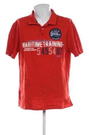 Ανδρικό t-shirt Canda, Μέγεθος XXL, Χρώμα Κόκκινο, Τιμή 9,99 €