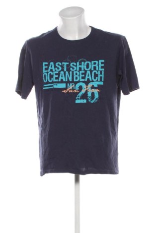 Męski T-shirt Canda, Rozmiar XL, Kolor Niebieski, Cena 38,99 zł