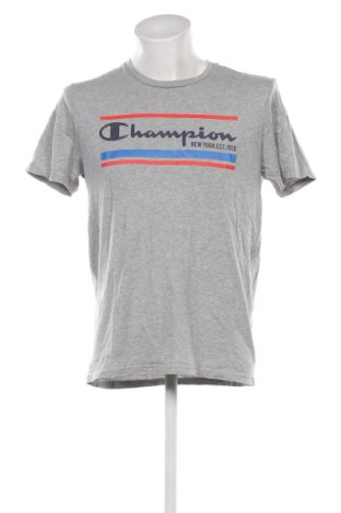 Ανδρικό t-shirt Champion, Μέγεθος L, Χρώμα Γκρί, Τιμή 7,65 €