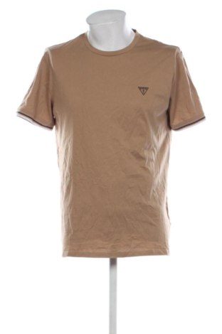 Ανδρικό t-shirt Guess, Μέγεθος XL, Χρώμα Καφέ, Τιμή 18,99 €