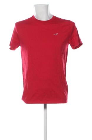 Męski T-shirt Hollister, Rozmiar M, Kolor Czerwony, Cena 43,99 zł