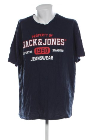 Ανδρικό t-shirt Jack & Jones, Μέγεθος 3XL, Χρώμα Μπλέ, Τιμή 8,99 €