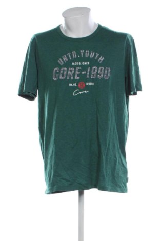 Мъжка тениска Jack & Jones, Размер XXL, Цвят Зелен, Цена 7,66 €