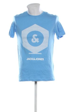 Tricou de bărbați Jack & Jones, Mărime M, Culoare Albastru, Preț 96,24 Lei
