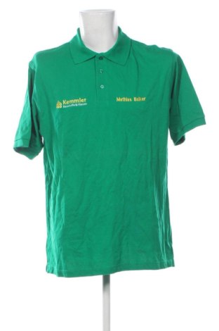 Tricou de bărbați James & Nicholson, Mărime XXL, Culoare Verde, Preț 60,99 Lei