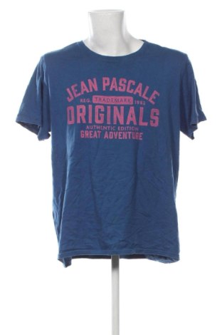 Ανδρικό t-shirt Jean Pascale, Μέγεθος XXL, Χρώμα Μπλέ, Τιμή 9,99 €