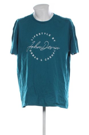 Ανδρικό t-shirt John Devin, Μέγεθος XXL, Χρώμα Μπλέ, Τιμή 11,99 €