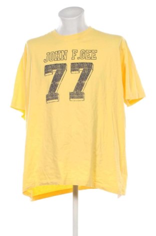 Ανδρικό t-shirt John F. Gee, Μέγεθος 3XL, Χρώμα Κίτρινο, Τιμή 10,99 €