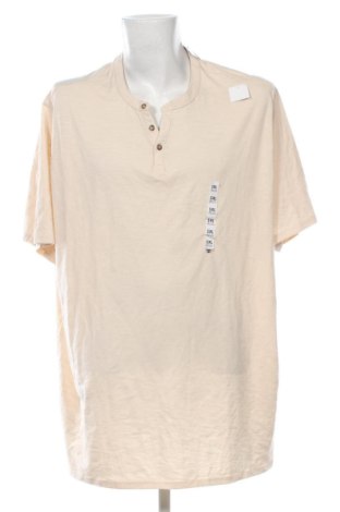 Pánské tričko  Kiabi, Velikost 5XL, Barva Béžová, Cena  469,00 Kč