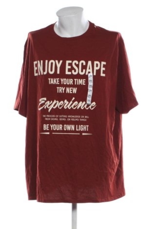 Męski T-shirt Kiabi, Rozmiar 5XL, Kolor Brązowy, Cena 51,99 zł