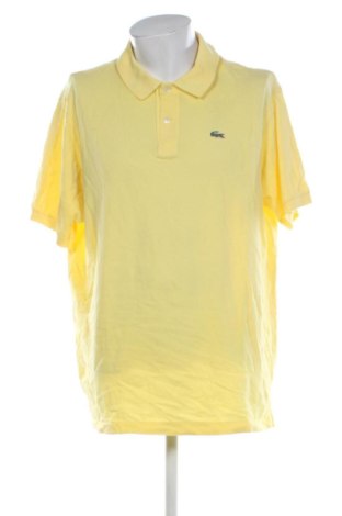 Męski T-shirt Lacoste, Rozmiar 4XL, Kolor Żółty, Cena 98,99 zł