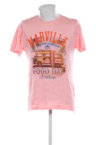 Ανδρικό t-shirt Marville, Μέγεθος XXL, Χρώμα Ρόζ , Τιμή 18,99 €