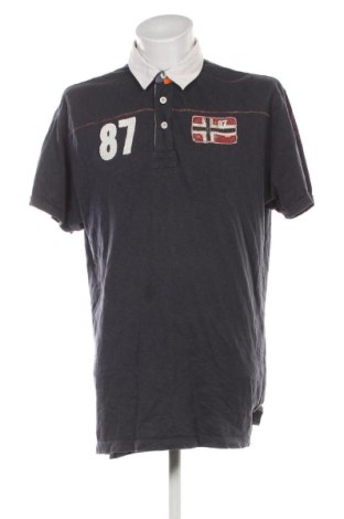 Ανδρικό t-shirt Napapijri, Μέγεθος 3XL, Χρώμα Μπλέ, Τιμή 37,99 €